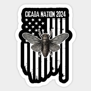 Cicada Nation 2024 Sticker